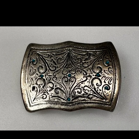 Turqoise | Accessories | Vintage Silver Tone Turqoise Mini  display picture 1